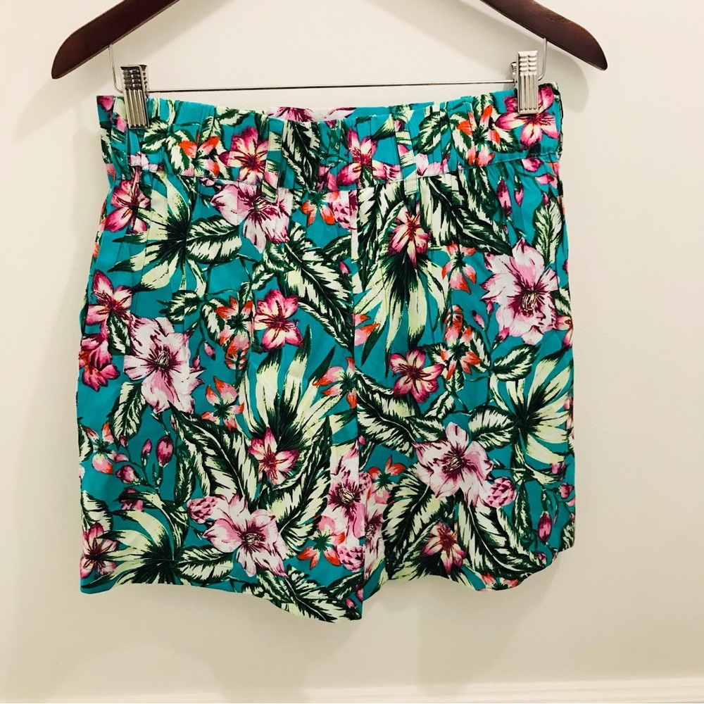 NWT Walter Baker Jasmine Shorts large Amazon Tropic floral green - Picture 3 of 11